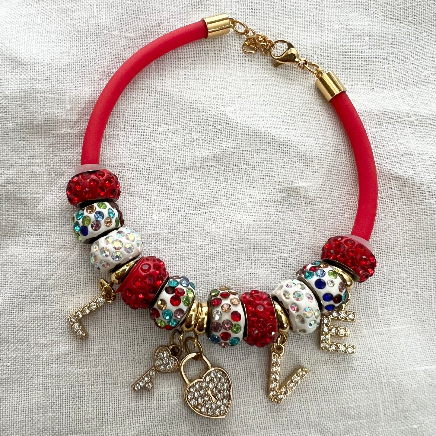 Love Mixed-Charm Bracelet